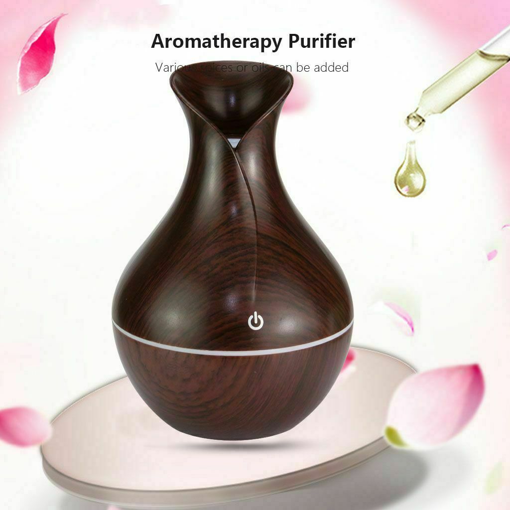 Ultrasonic Humidifier Oil Diffuser Air Purifier Aromatherapy with LED Lights