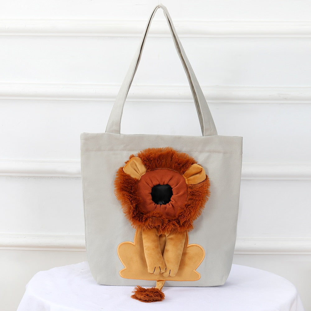 Soft Pet Carrier Lion Design