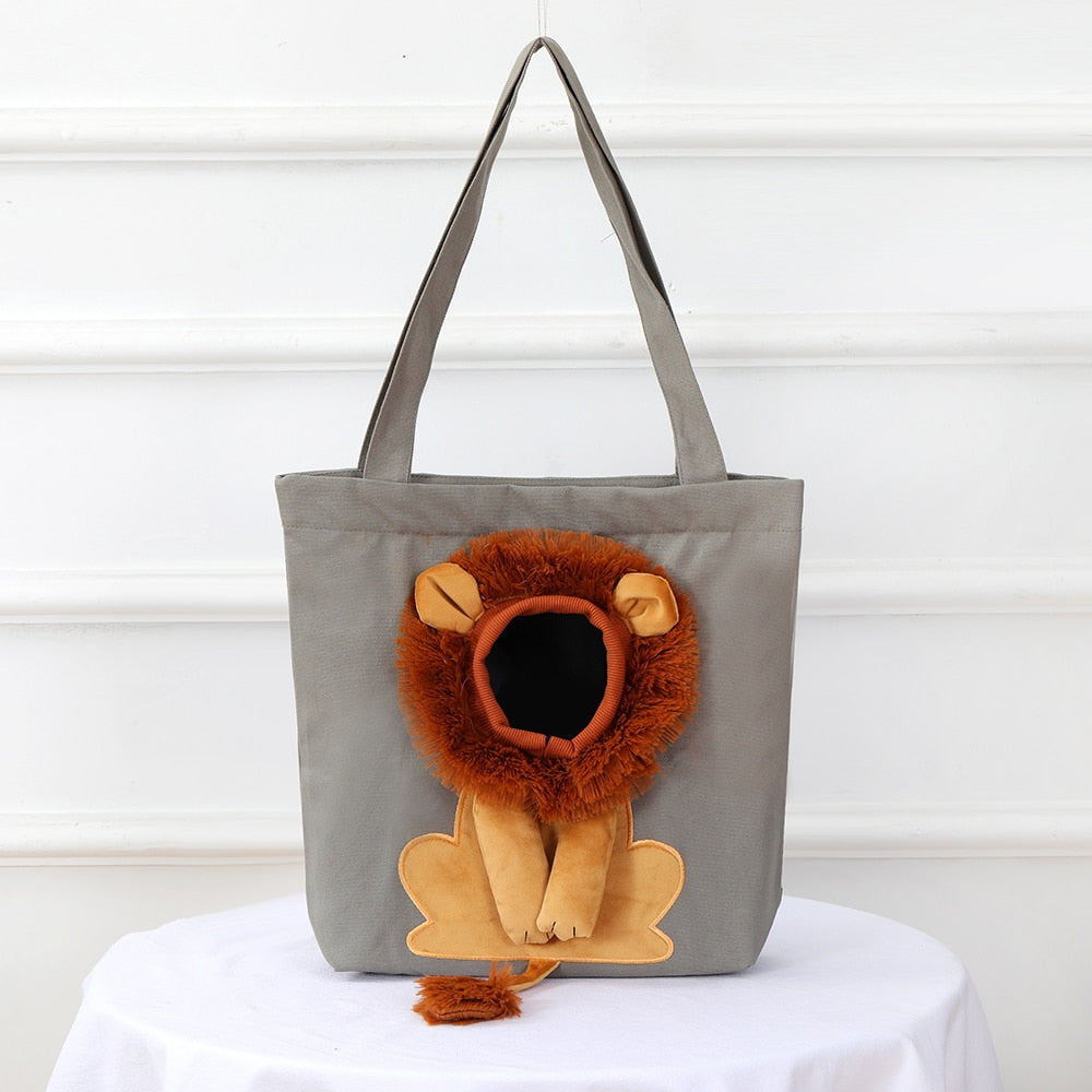 Soft Pet Carrier Lion Design